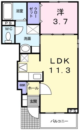 カルム・メゾンＢの物件間取画像